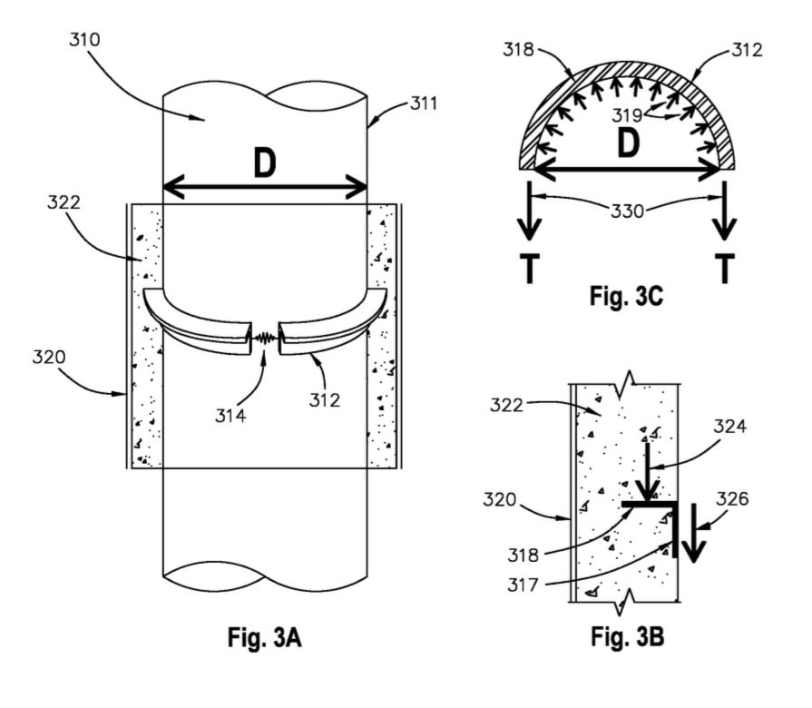 US Patent #11286632 – Shear Transfer Ring and Clamp
